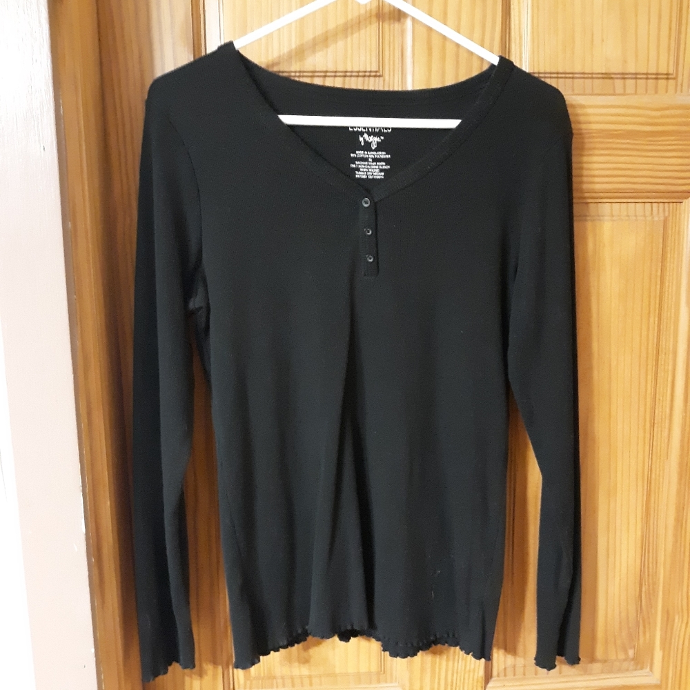 Just a plain black shirt